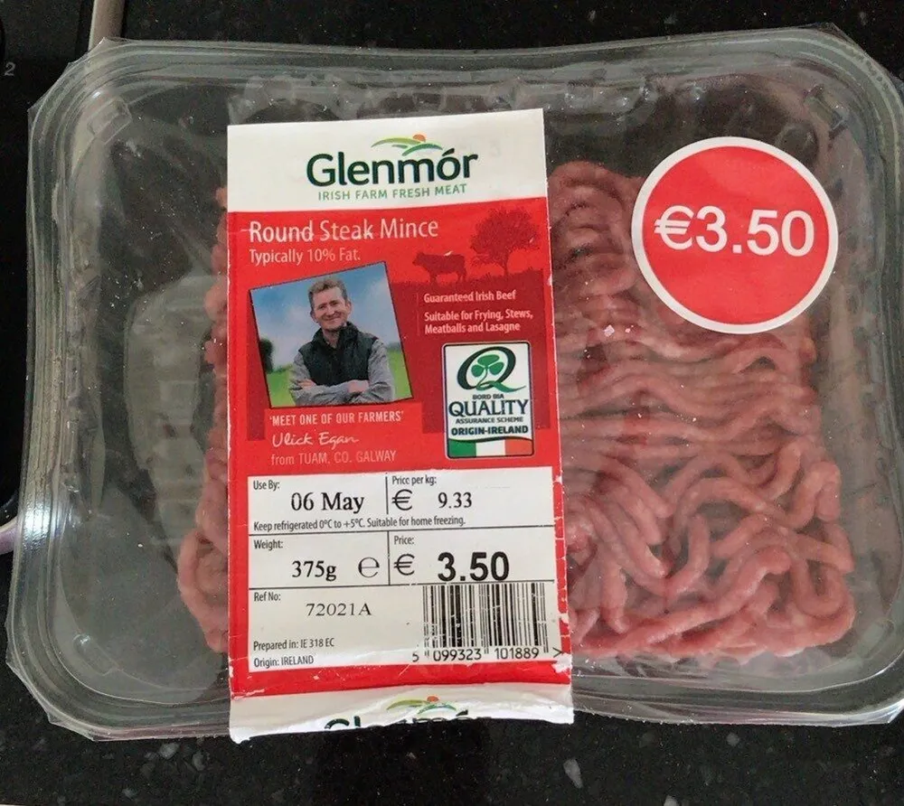 Round steak mince