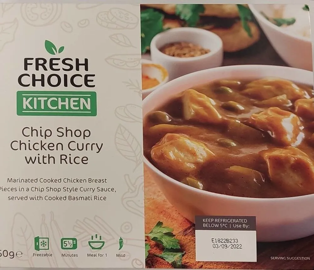 Chip Shop Chicken Curry with Rice
