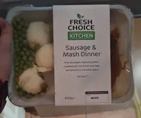 Sausage and mash dinner