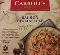 Salmon tagliatelle