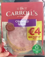 Crumbed ham