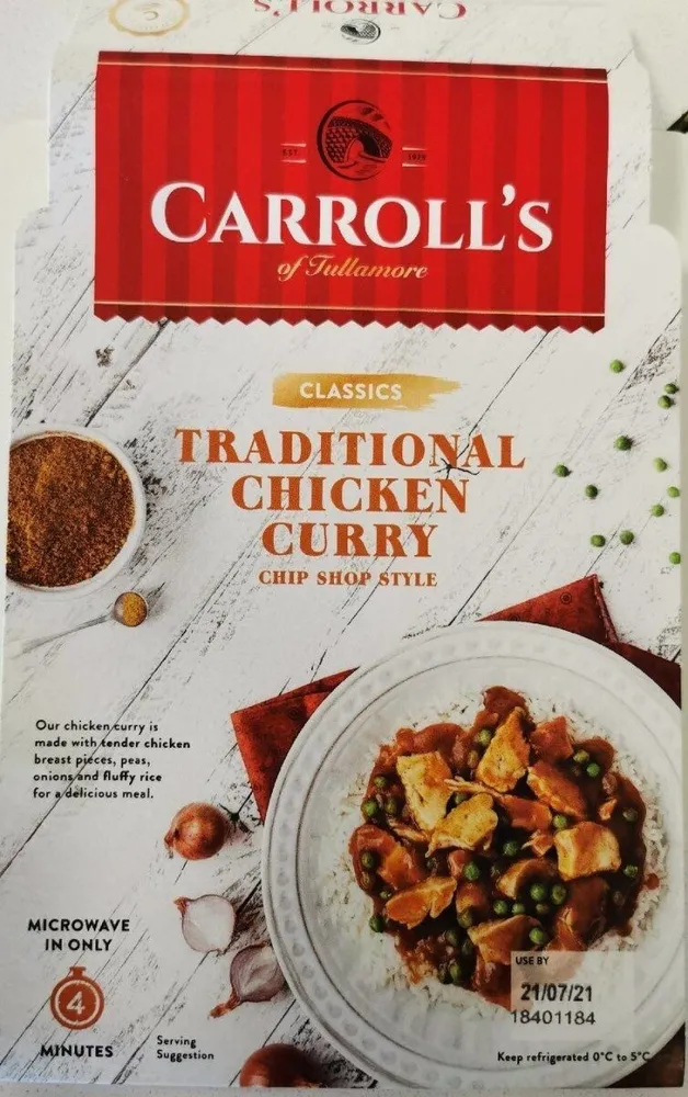 Traditional chicken curry