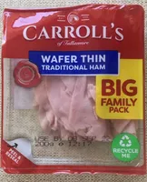CARROLL'S of Tullamore Ingredients Irish Pork (83%