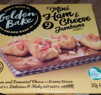 Mini ham and cheese jambons
