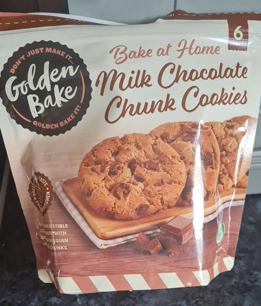 Bake at home milk chocolate chunk cookies