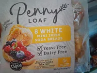 white mini irish soda breads