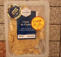 Chair de tourteau cuite