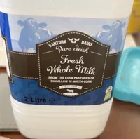 Pure Irish fresh whole milk