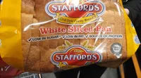 White sliced pan