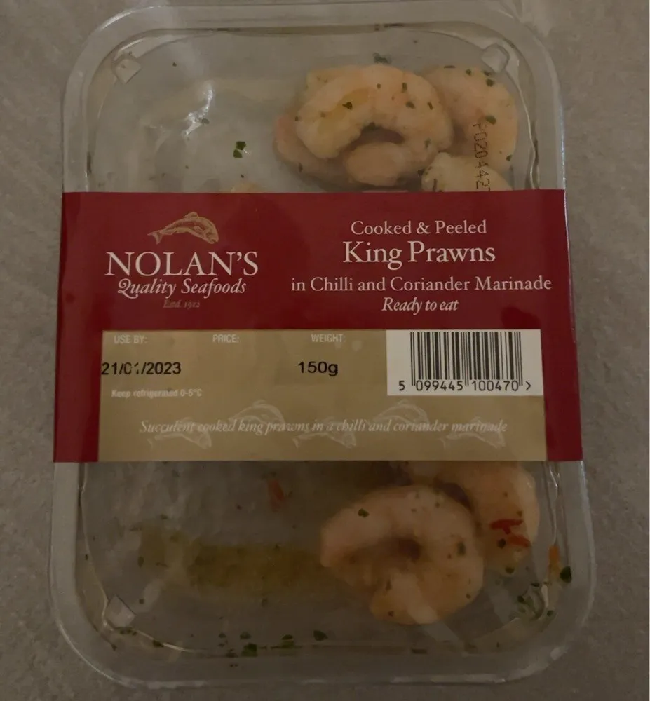 Cooked & Peeled King Prawns