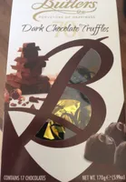 Dark chocolate truffles