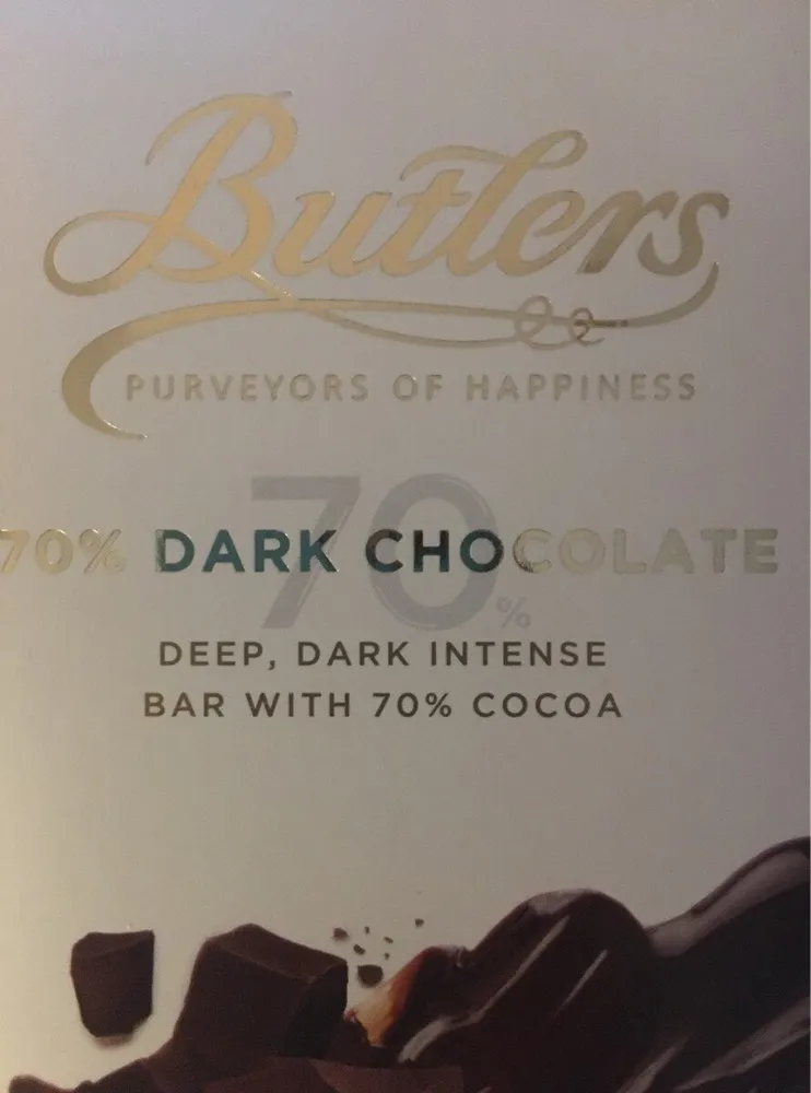 Dark chocolate 70%