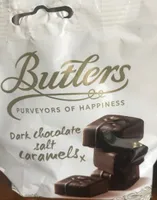 Dark chocolate salt caramels
