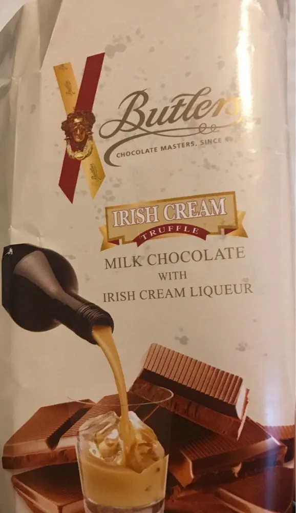 Milk chocolate with irish cream