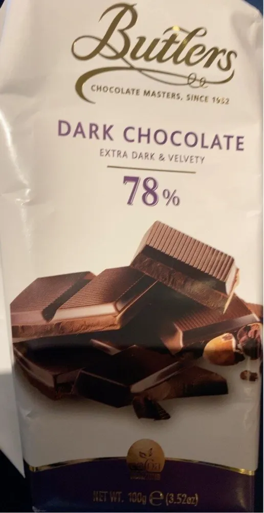 Butlers 78% Dark chocolate