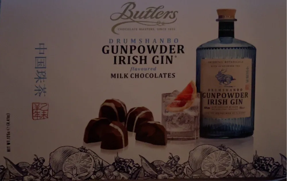 Drumshambo Gunpowder Irish Gin flavoured Milk Chocolates