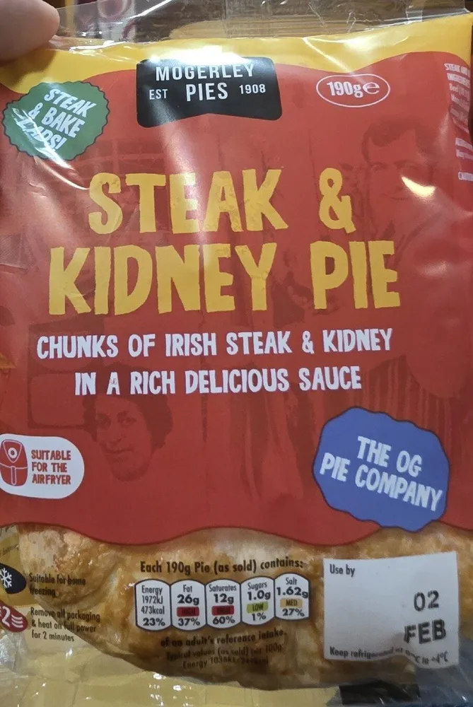 Steak And Kidney Pie