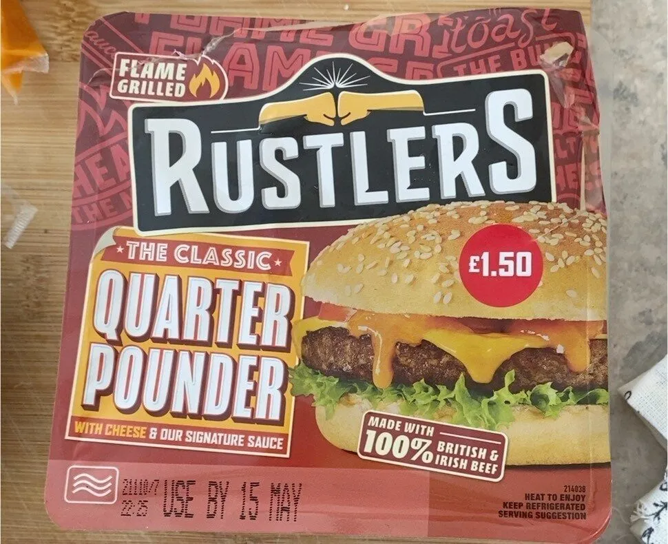 Rustlers quarter pounder