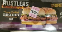 2 x BBQ Rib Burger with our smokey BBQ sauce