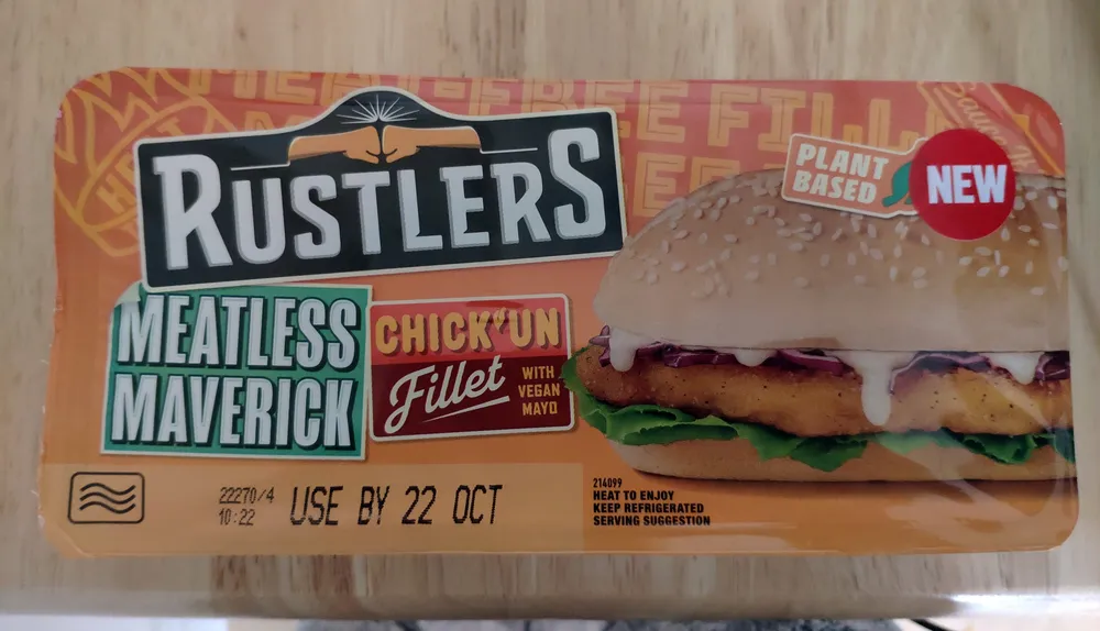 Chick'un fillet with vegan mayo
