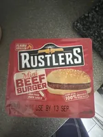 Rustlers mini beef burger
