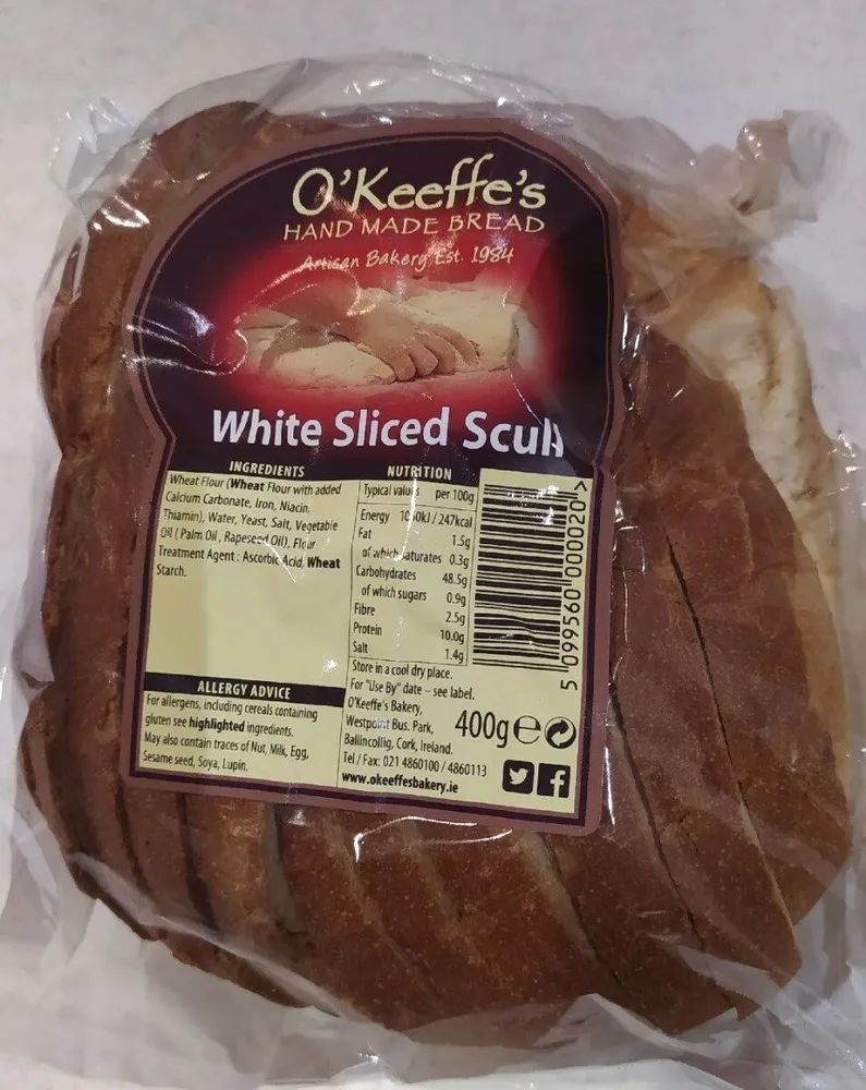 White Sliced Scull