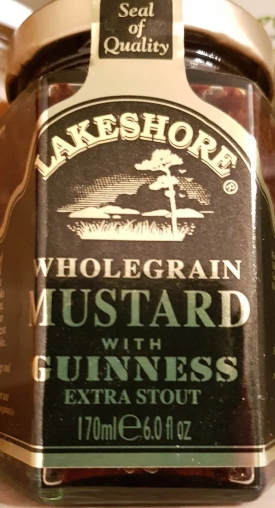 Wholegrain MUSTARD with GUINNESS