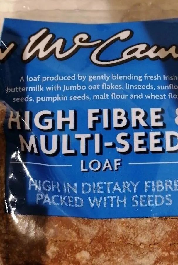 M Cambridge high fiber and multi seed loaf
