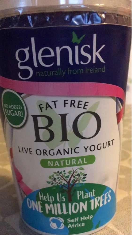 Live organic yogurt