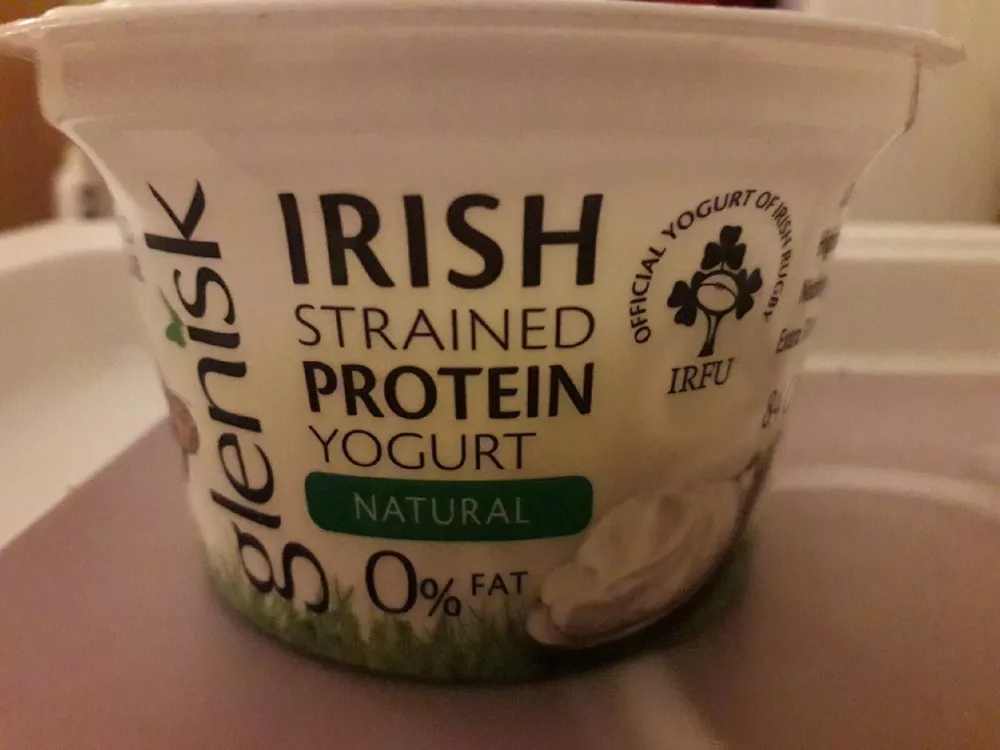 Irish steained protein yogurt natural