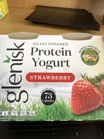 Strained protein yogurt