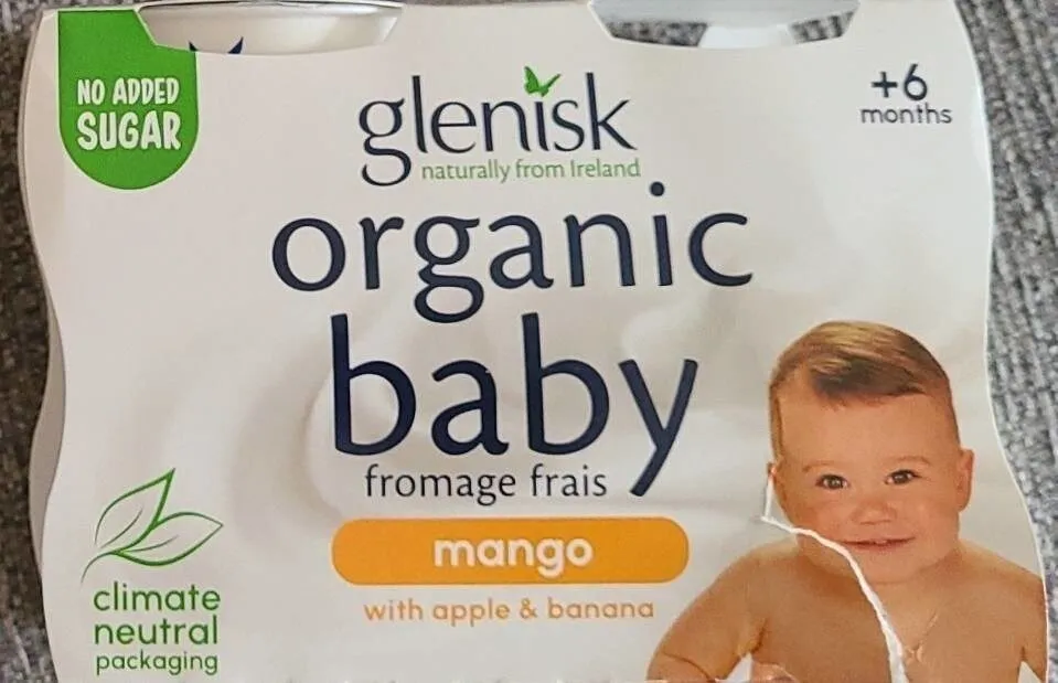 Organic Baby Fromage Frais Mango with Apple and Banana