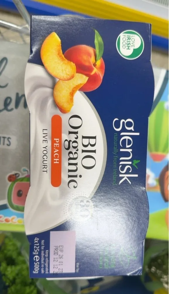 Bio organic yogurt