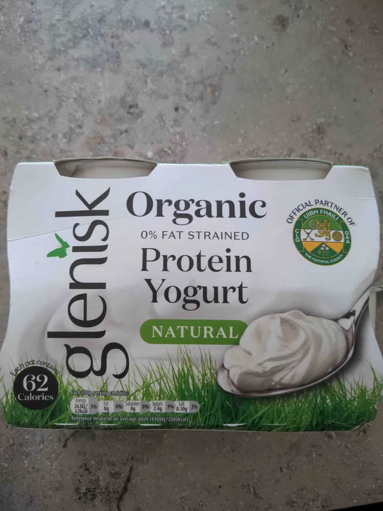 Organic protein yogurt