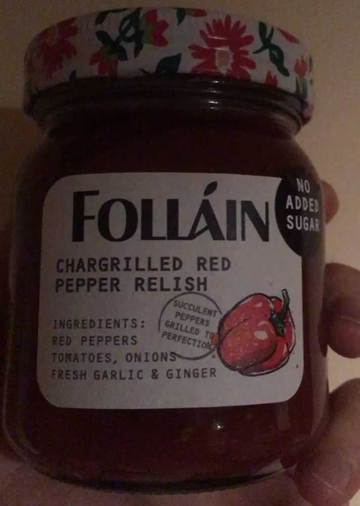 Chargrilled red pepper relish