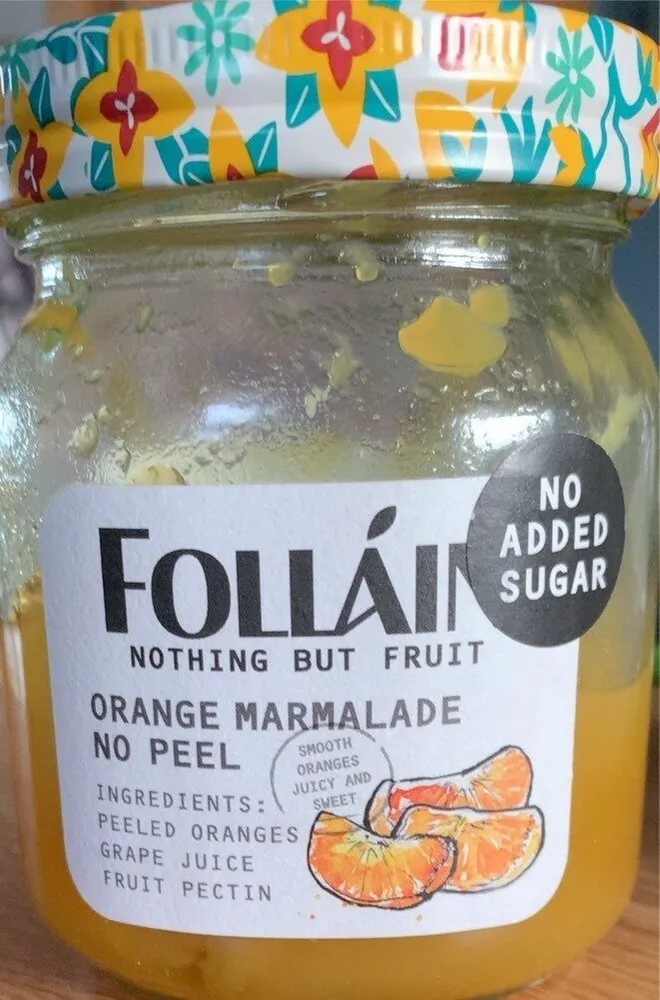 Orange no peel marmalade