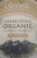 Greek style Organic Luxury Yogurt (Blueberry)
