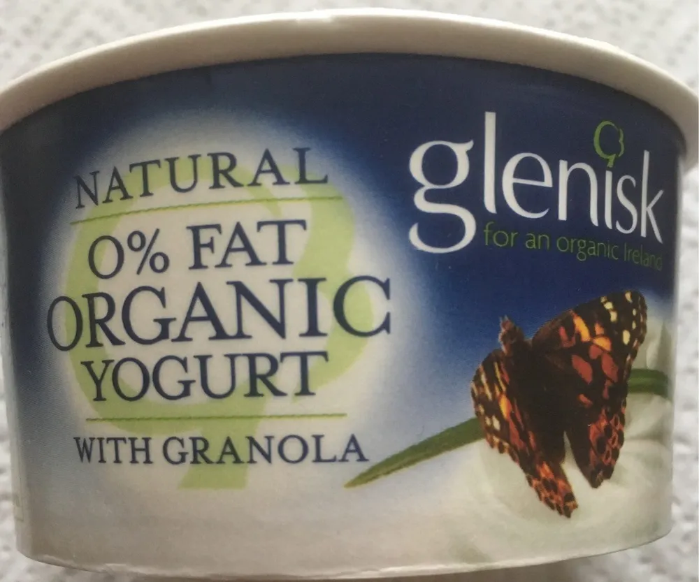 Yogurt Natural 0% fat organic with granola