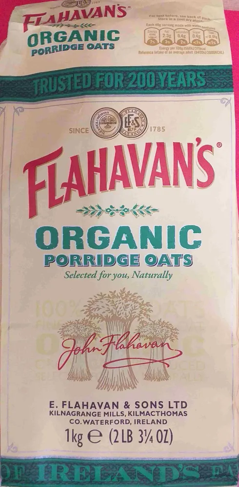 Organic Porridge Oats