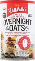 Apple & Raspberry Overnight Oats