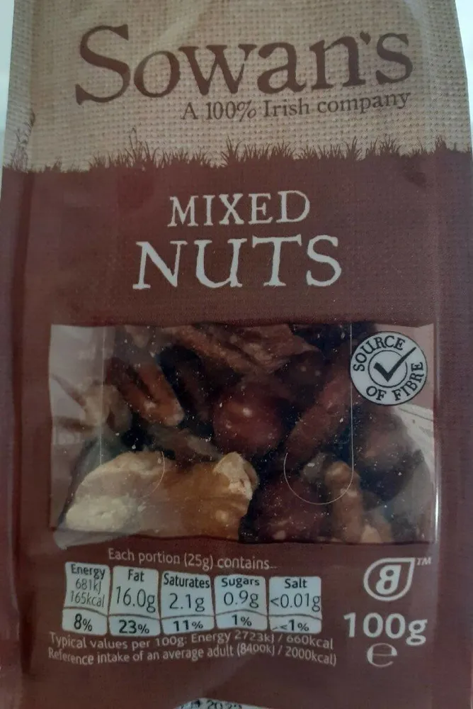 Sowan's mixed nuts