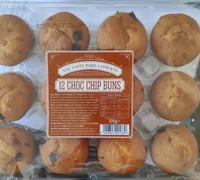 12 choc chip buns