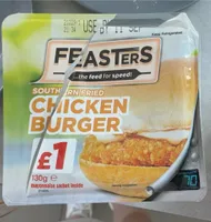 Southern fried chicken burger
