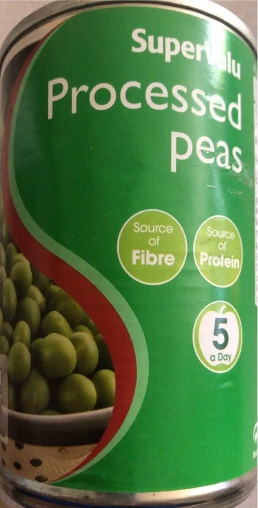 Processed peas