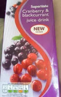 Cranberry and blackcurrant juice drink