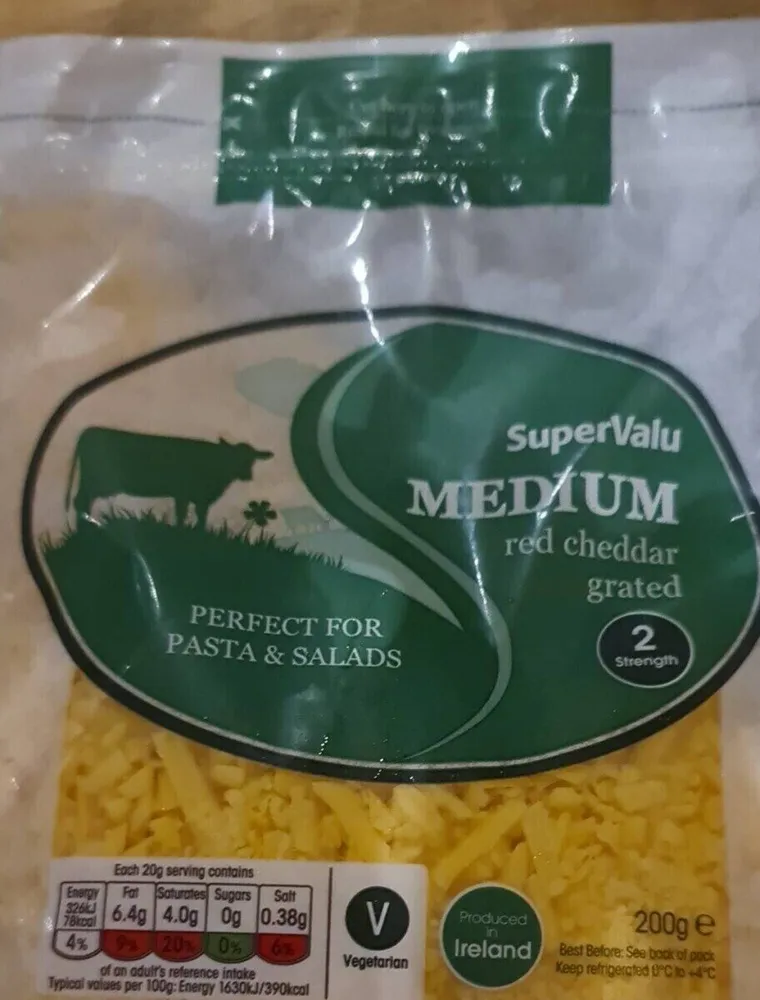 Medium red cheddar