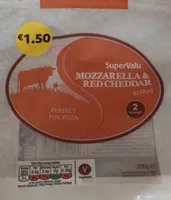 MOZZARELLA & RED CHEDDAR GRATED CHEESE