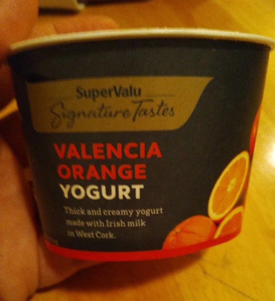 Yaourt à l'orange de Valence