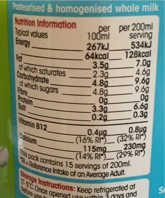 3.5% FAT SuperValu In Ireland fresh p for instan L