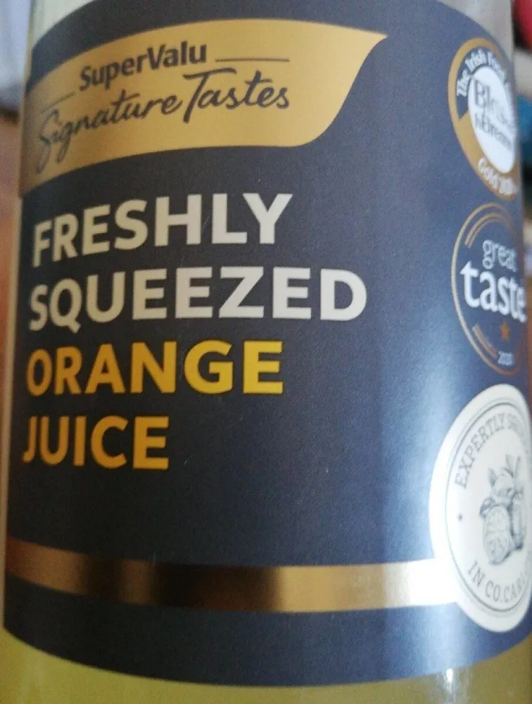 Freshly squeezed orange juice